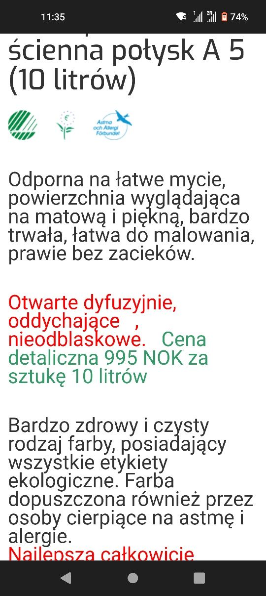 Farby ścienne biale