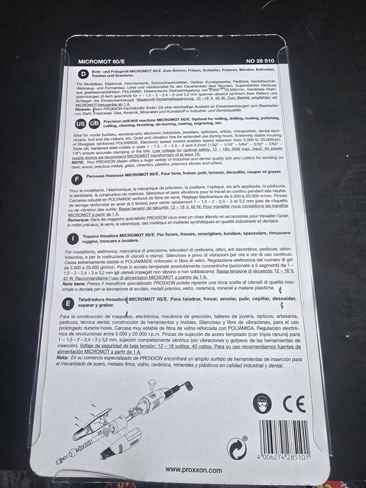 Proxxon micromot 60/e