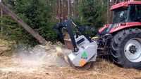 Usługi mulczerem leśnym frezowaniu drzew karczowanie działek