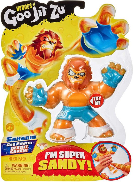 Оригінал Goo Jit Zu Sandy Lion, Sahario Гуджитсу Піщаного лев, Сахаріо