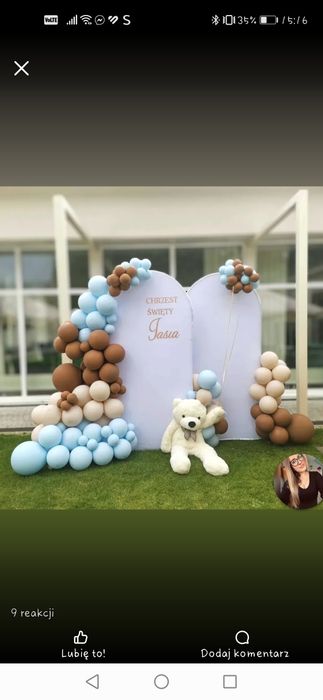 Ścianki okolicznościowe balonowe na każdą okazję