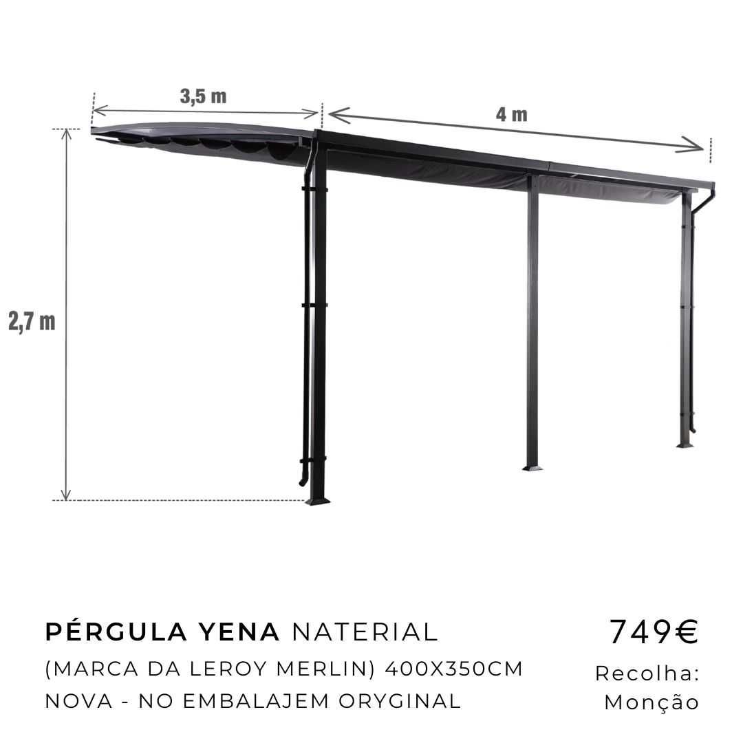 Pérgula NATERIAL YENA da Leroy Merlin, nova, no embalajem oryginal.