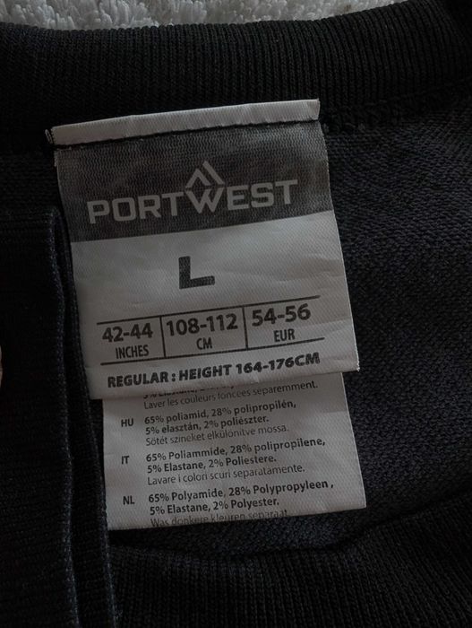 Bielizna termoaktywna koszulka legginsy kalesony Portwest L jak nowa