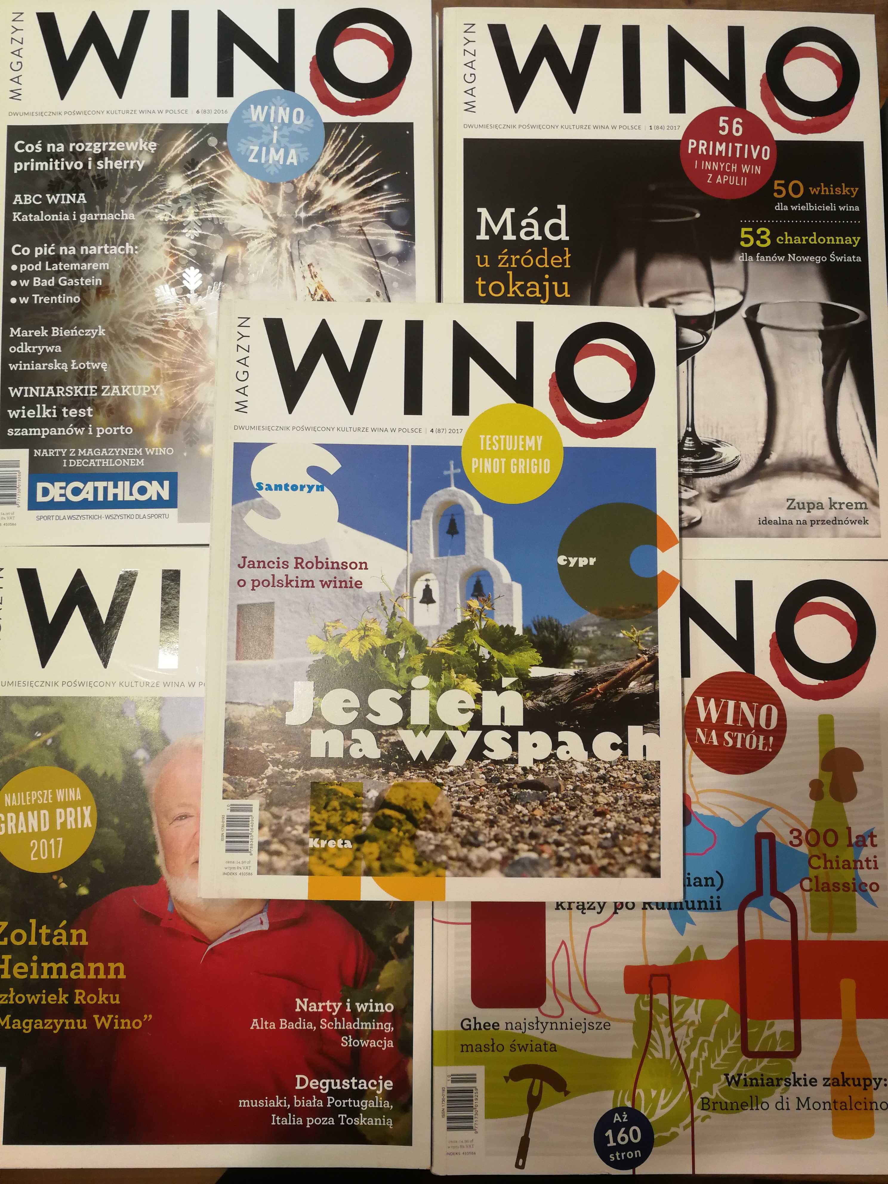 Magazyn Wino - archiwalne numery