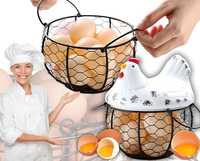 Pojemnik na jajka ceramiczny przechowywanie jaja owoców do kuchni HIT