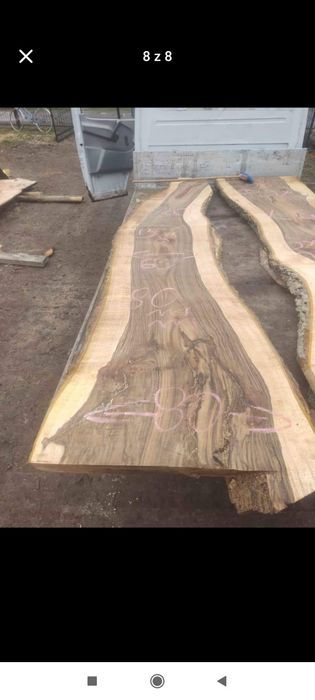 Monolity orzech szerokie 100 cm, długie