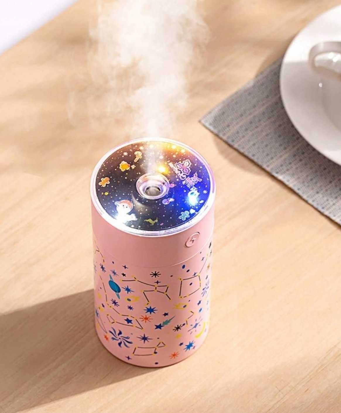 Nawilżacz dyfuzor powietrza 300ML ultradźwiękowy projektor gwiazd