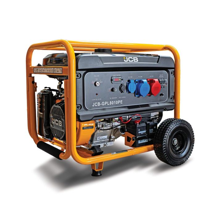Agregat prądotwórczy  JCB 7.9KW - 3 fazowy (AVR, rozruch elektryczny)