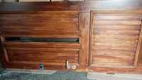 Drzwi drewniane zewnętrzne prawe z futryna