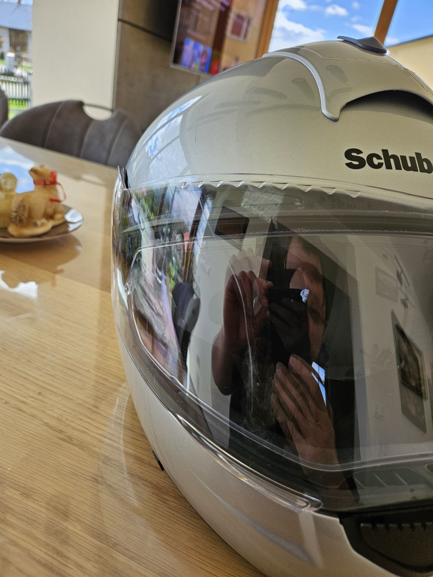 Kask Schuberth C3 + interkom C3, rozmiar XL 60/61 srebrny