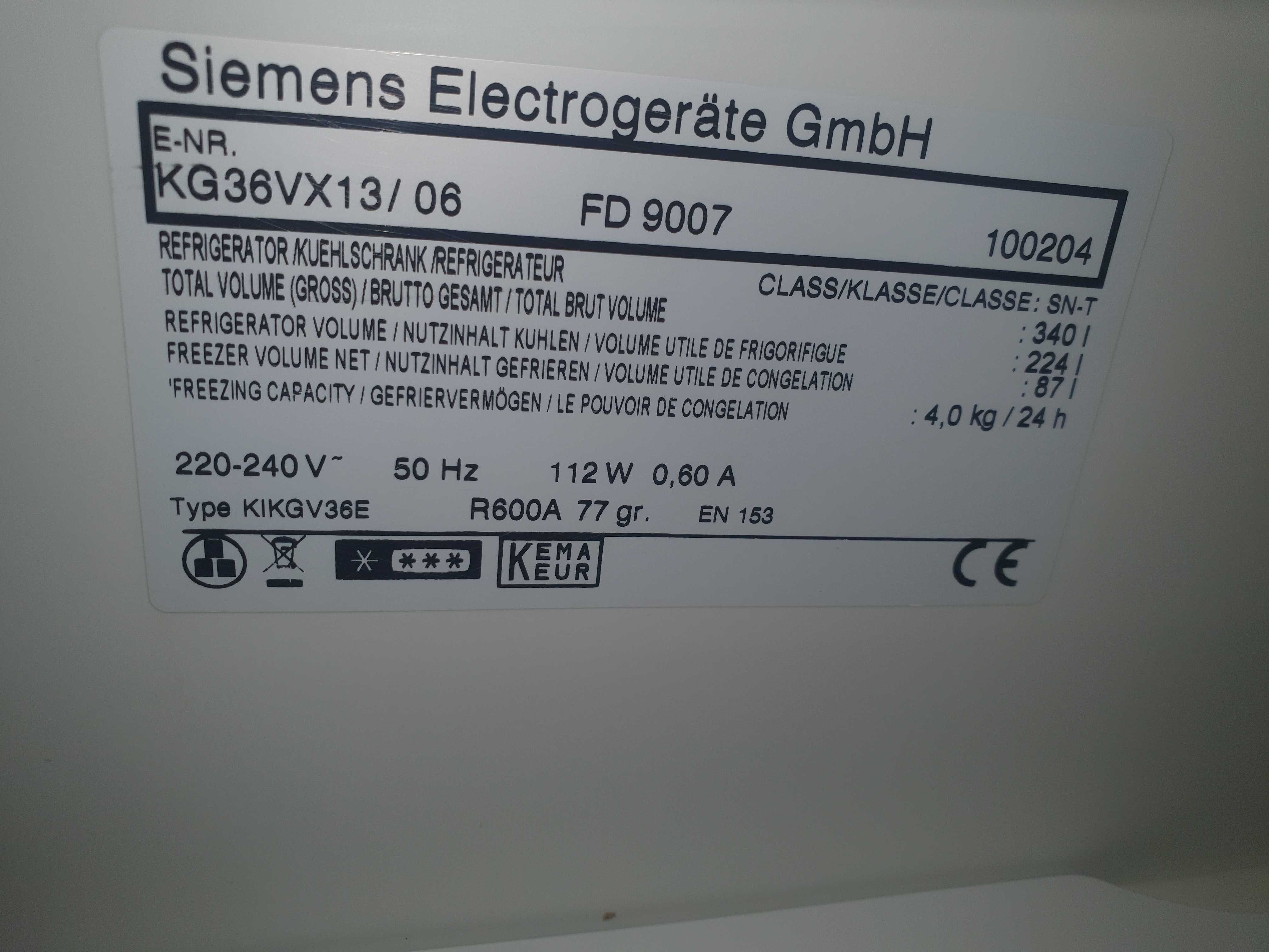 Frigorifico Combinado siemens