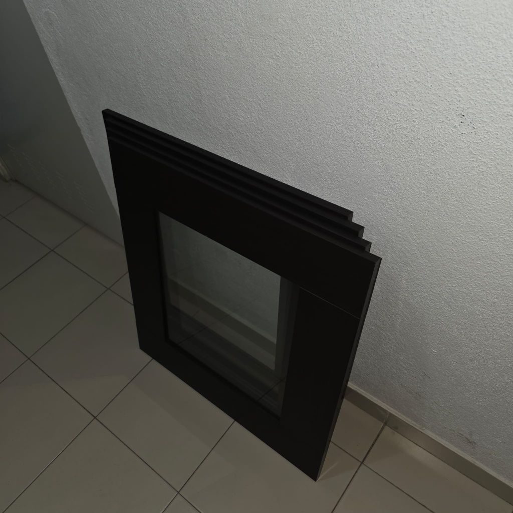 Portas c/ vidro quadradas para móvel Besta-ikea
