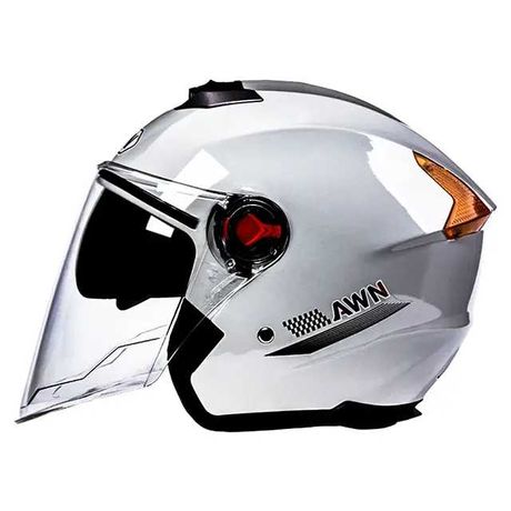 Kask motocyklowy otwarty z Blendą Roz - L