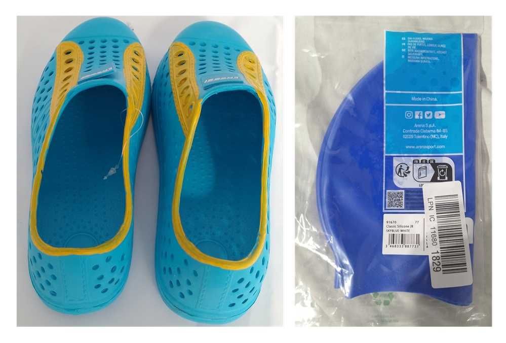 Conjunto Cressi calçado e gorro natação (1063)