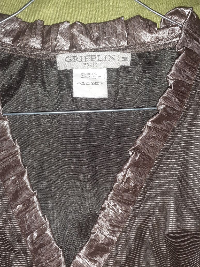 Vestido poliéster e algodão