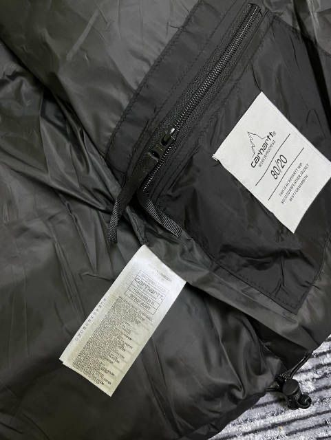 Куртка пуховик Carhartt чорного кольору унісекс