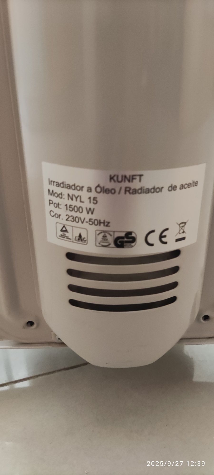 2 radiadores a óleo