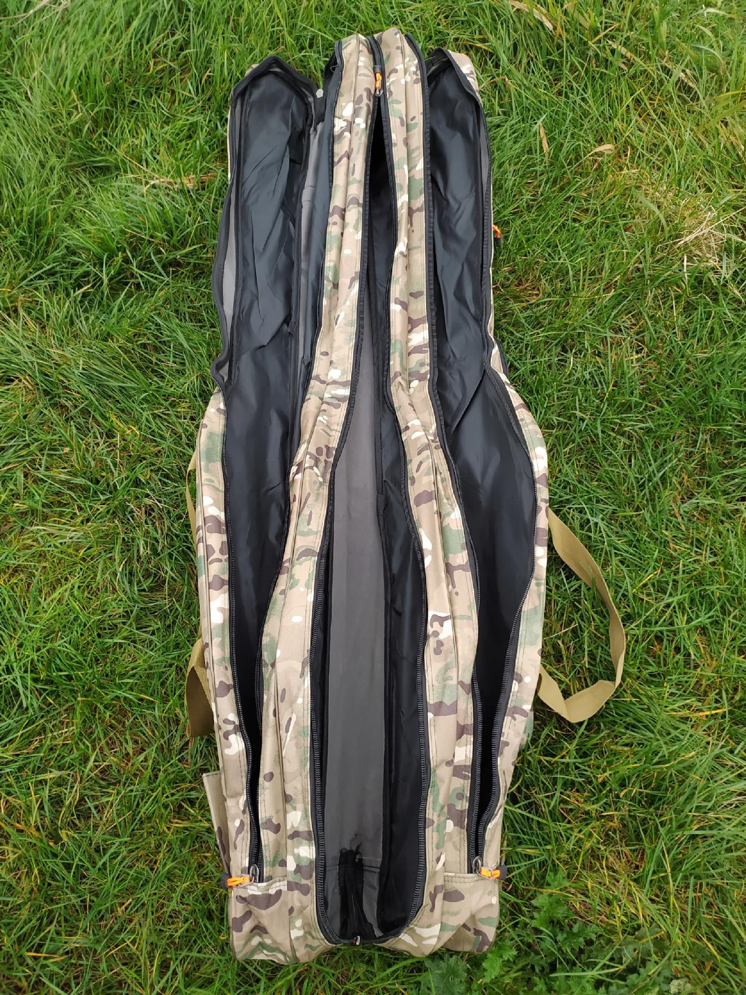 Pokrowiec wędkarski torba na wędki moro 150 cm 3 komory FL