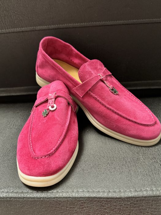 Лофери loro piana колір яскраво- рожеві