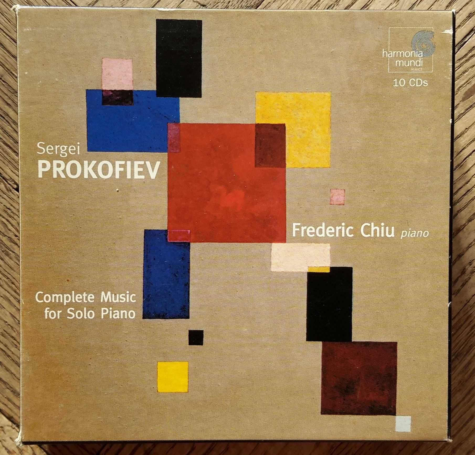 Sergei Prokofiev: Complete Music for Solo Piano, Frederic Chiu, 10x CD