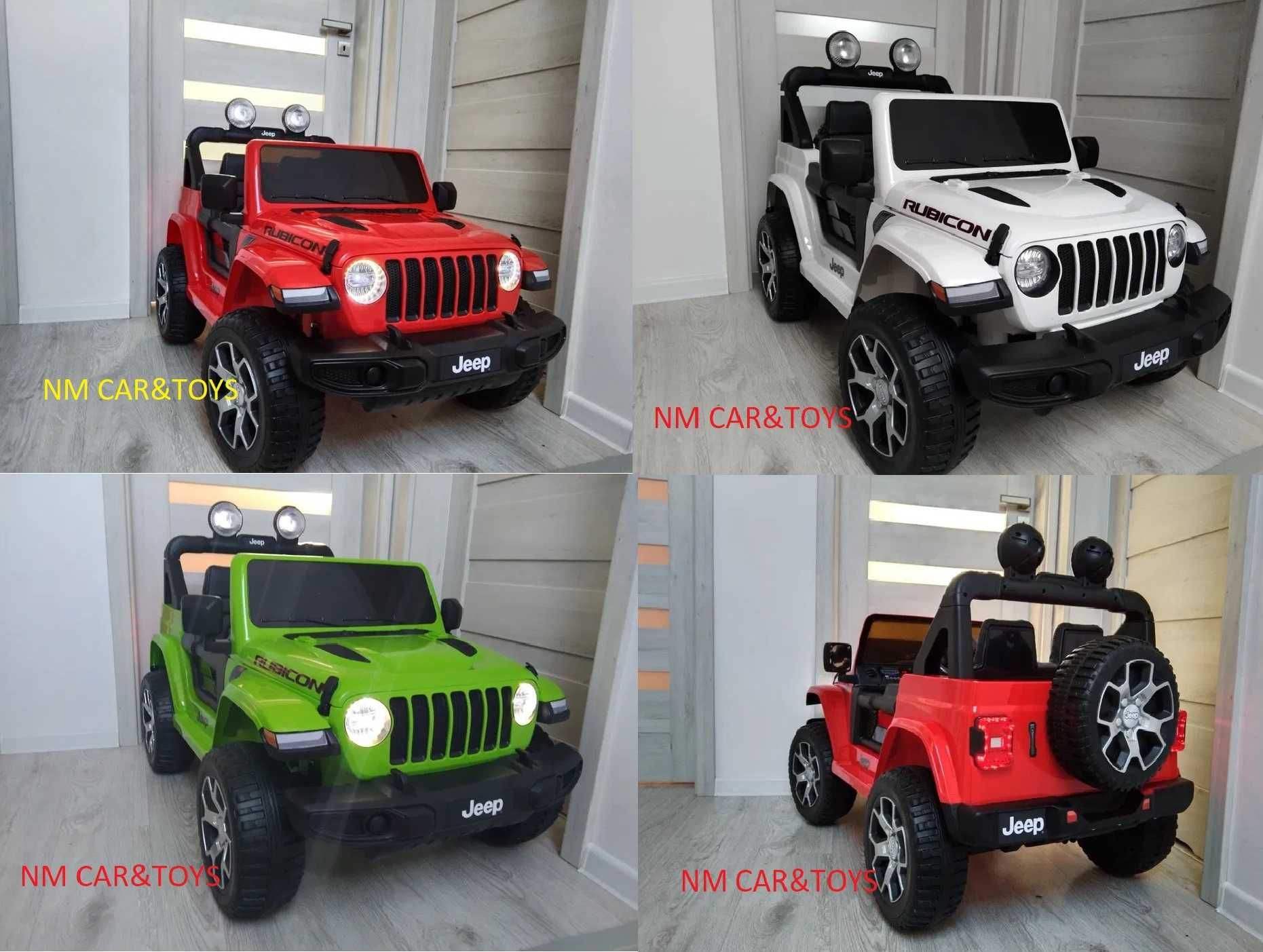 Auto na akumulator Pojazd samochód Jeep Wrangler Rubicon 4x4