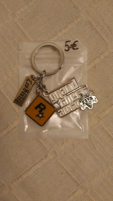 Porta cheves GTA V/ Overwatch / gameboy / GOT...
