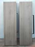 2 prateleiras e suportes leroy merlin 80 × 23,5 × 3,5cm