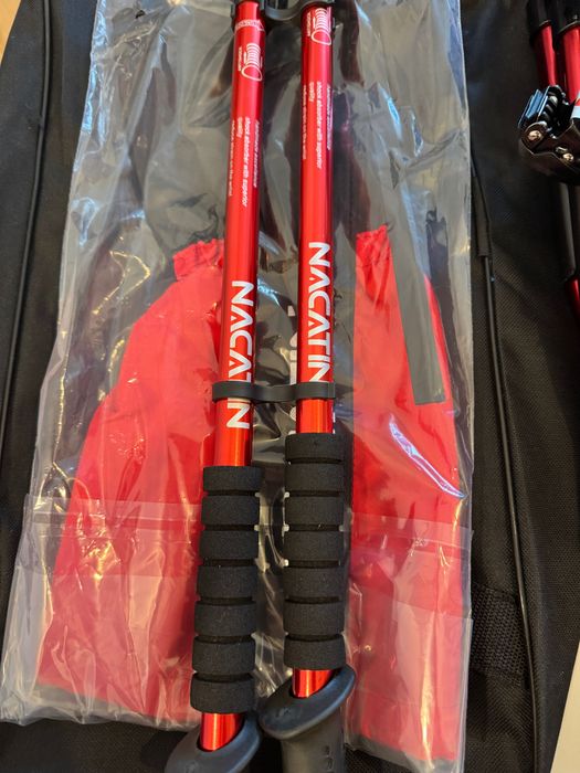Rakiety śniegowe NACATIN 25' 64 cm + Kijki , z torbą transportową