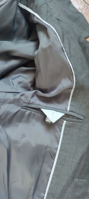 Marynarka chłopiec 128 komunia szara elegancka