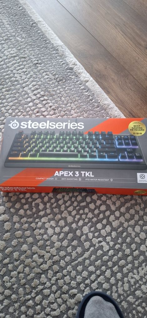 Klawiatura geamingowa steelseries apex NOWA! 3 tkl