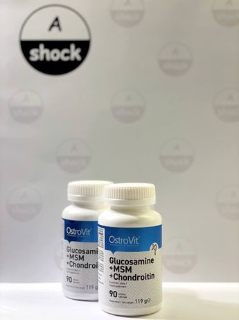 Суставы и связки OstroVit Glucosamine + Chondroitin + MSM 90 таблеток