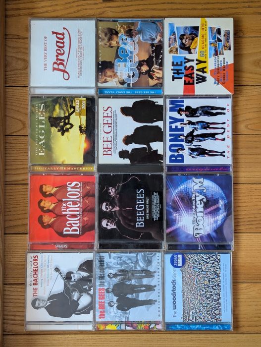 CD диски Eagles Bee Gees, Boney M Seekers, Bachelors Beach Boys Cocker