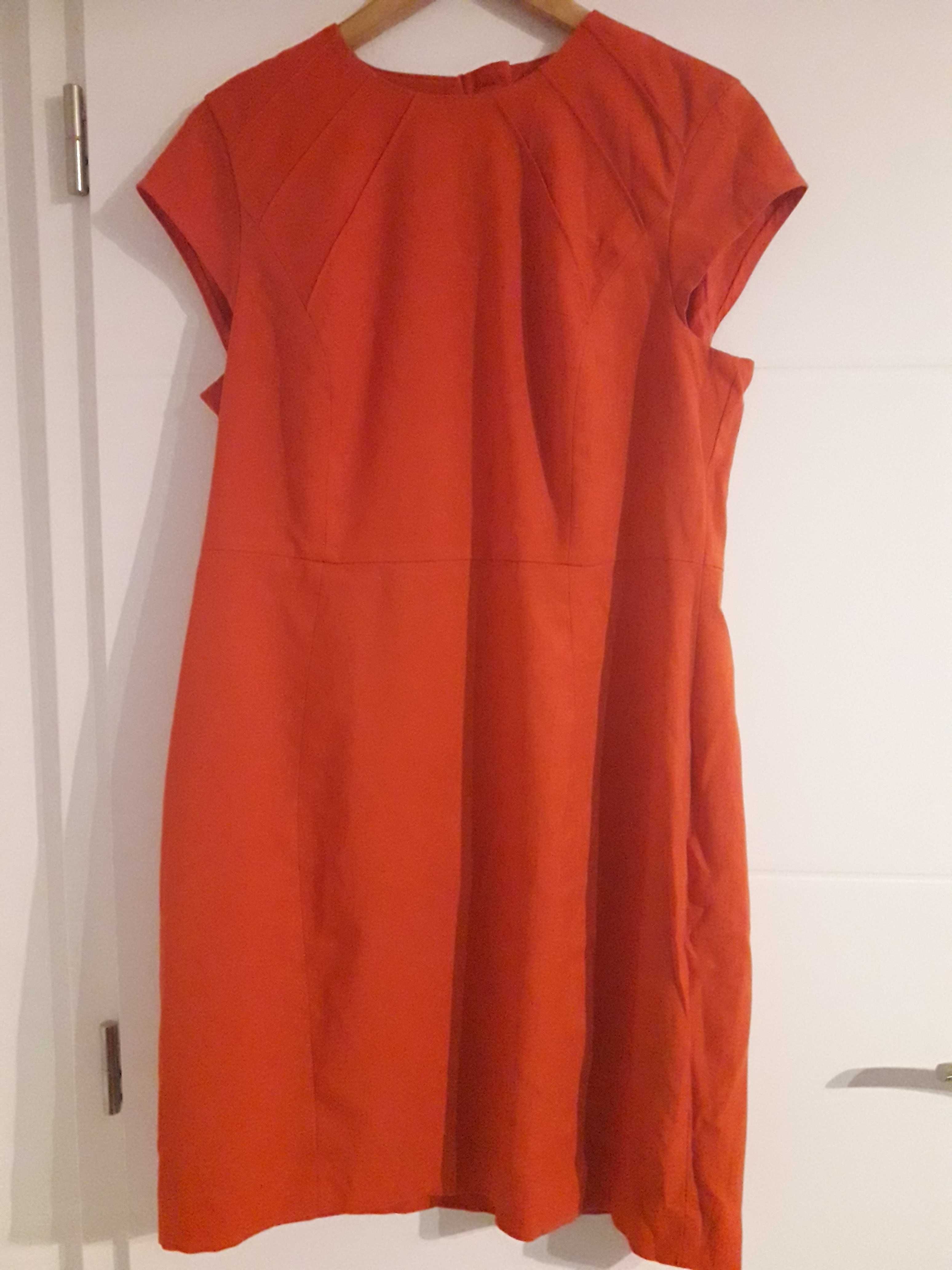 Sukienka pomaranczowa H&M
