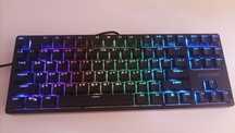 Клавіатура дротова Hator Rockfall TKL Mecha Pink USB Black (HTK-621)
