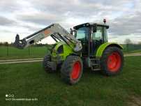 Claas Ares 557 z ładowaczem