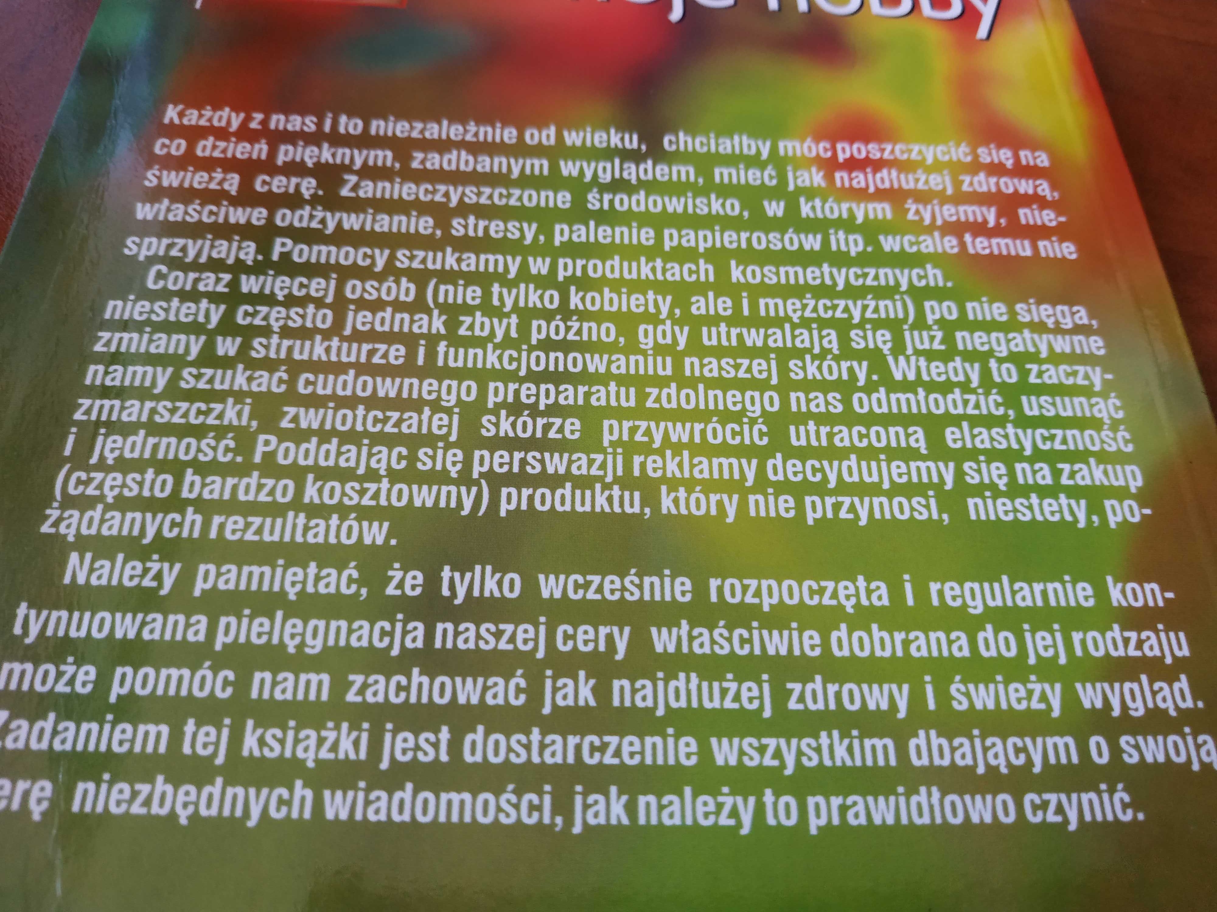 Kosmetyka moje hobby książka