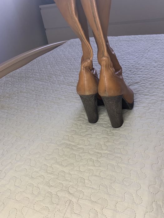 Botas Miss Sixty pele camel tamanho 37