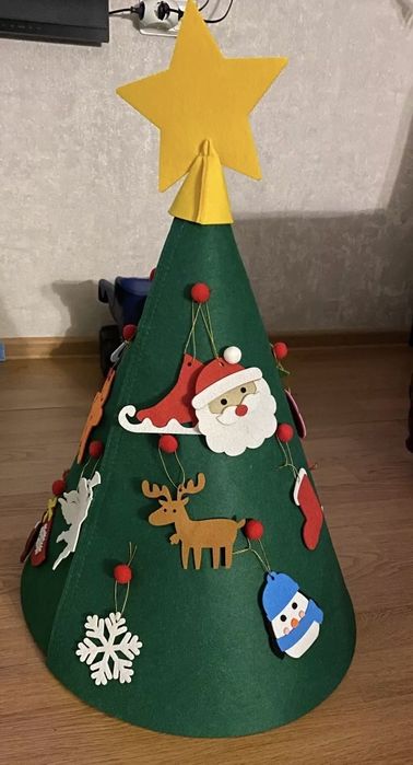 Árvore de Natal em feltro