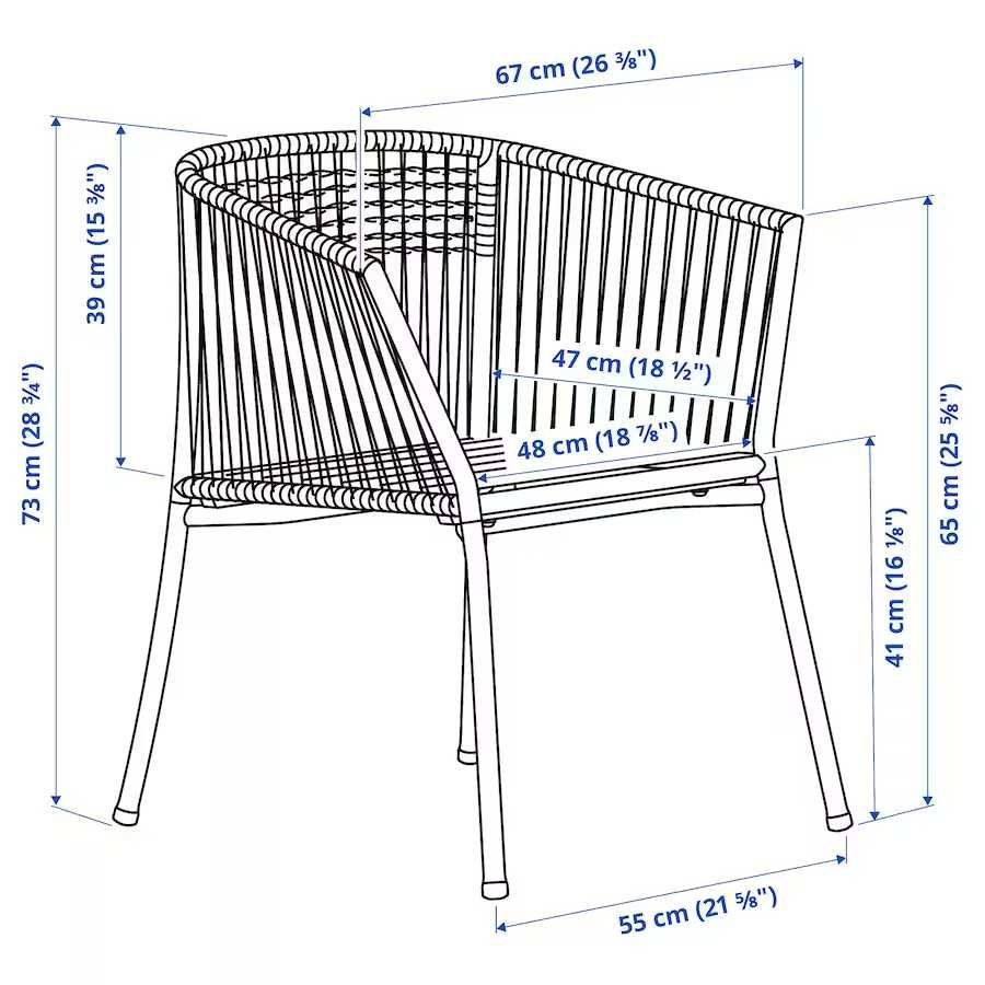 IKEA SEGERÖN Poltrona/Cadeira para exterior, interior