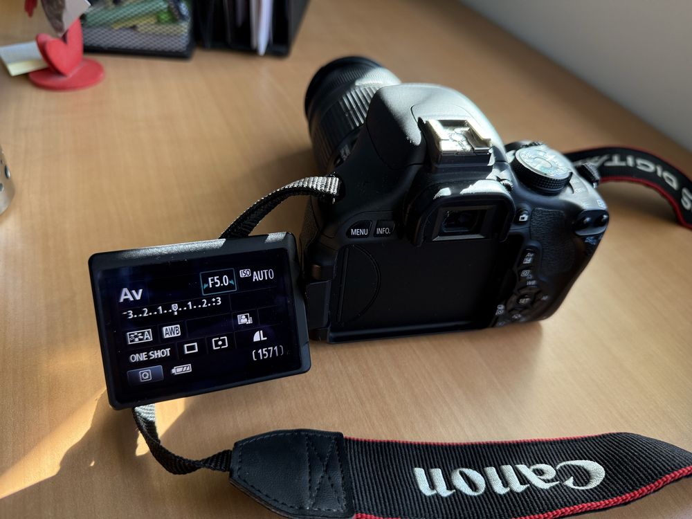 Canon 600d com acessorios