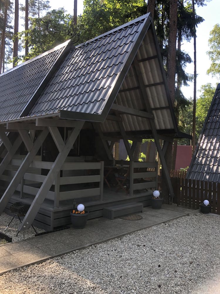 Domek nad jeziorem Symsar -Warmia i Mazury prywatny pomost łódka kajak