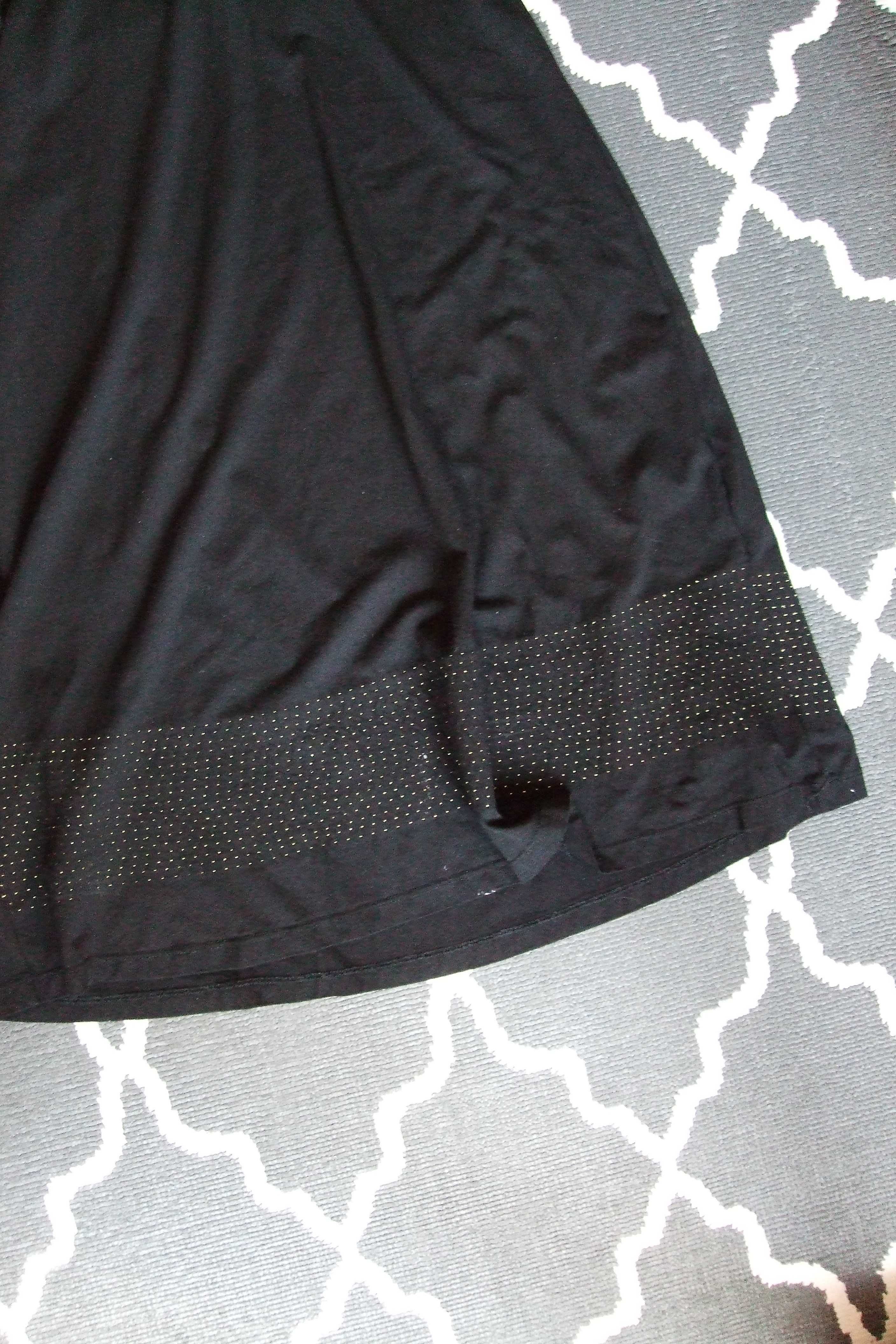 Czarna sukienka midi H&M odkryte plecy rozmiar S