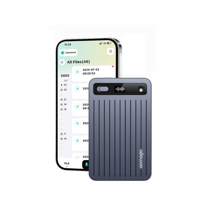 Cyfrowy Dyktafon AI z Transkrypcją i Podsumowaniem 64GB ChatGPT