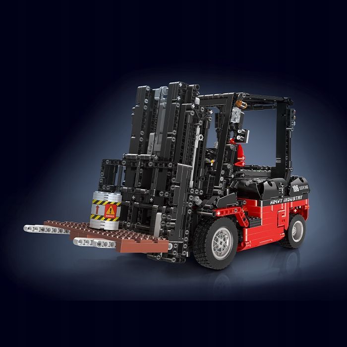 Klocki 1904 el. Wózek widłowy technic konstrukcja Mould King 13106S