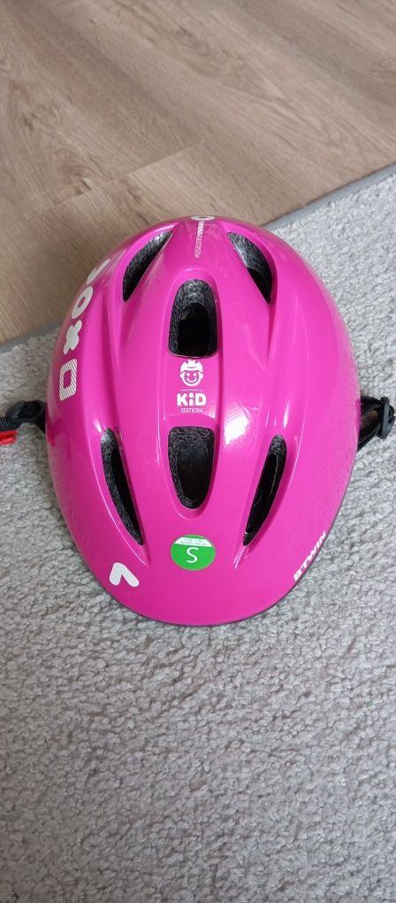 Kask rowerowy dla dziewczynki rozmiar S 47 53cm