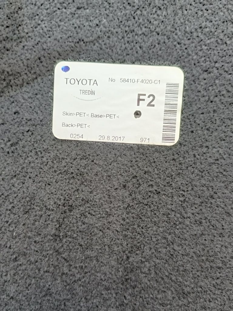 Покриття на підлогу багажника для TOYOTA C-HR код 58410-F4020-C1