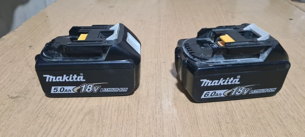 Makita 18V 6Ah BI1860B i 5Ah Bl1850B