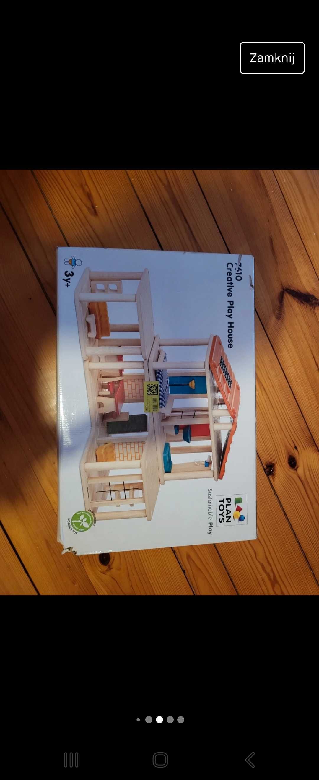 Plan toys domek dla lalek plus lalki