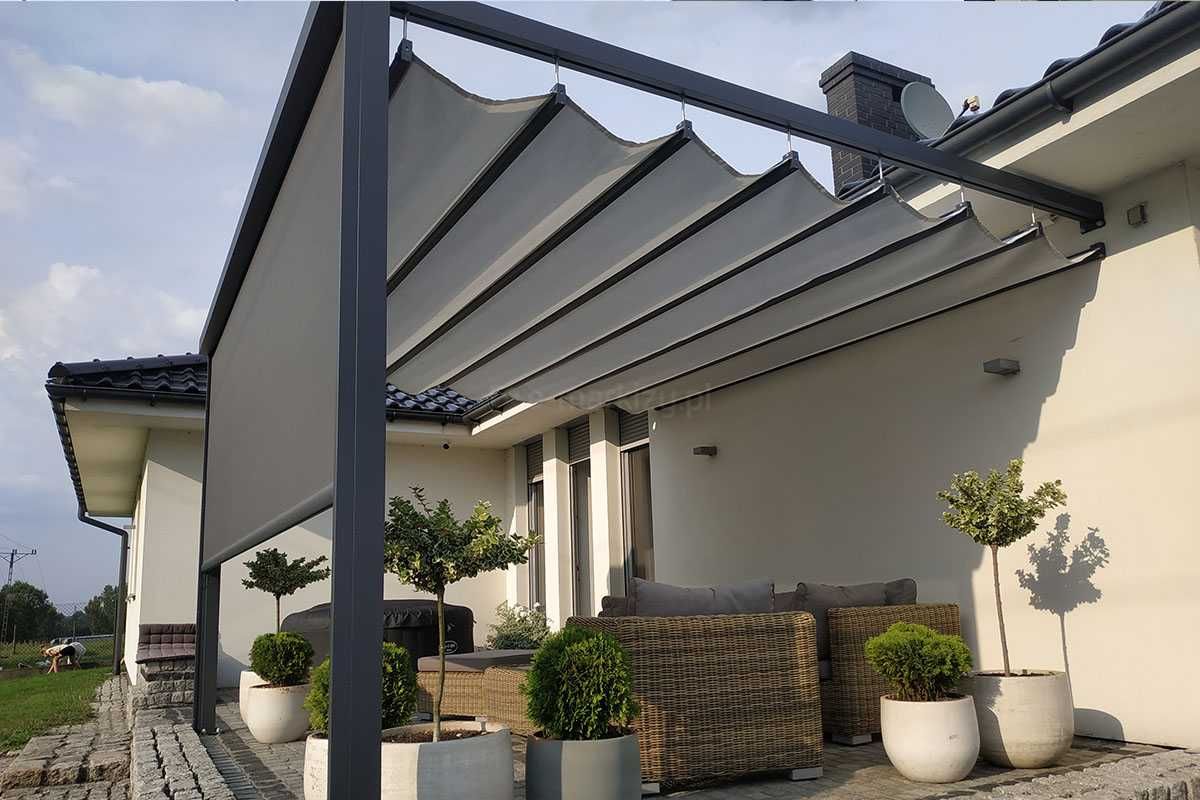 Zadaszenie pergola altana wiata na taras do ogrodu nad basen Dragon