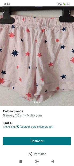 Roupa várias idades